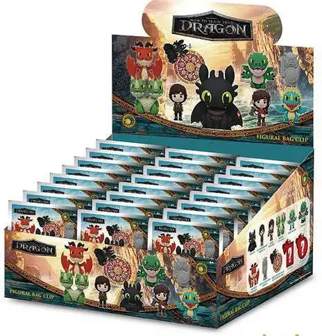 Monogram How to train Your Dragon Movie 3D Series 2, 1 piece Foam Bag Clip