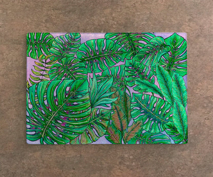 Monstera Leaves Cutting Board