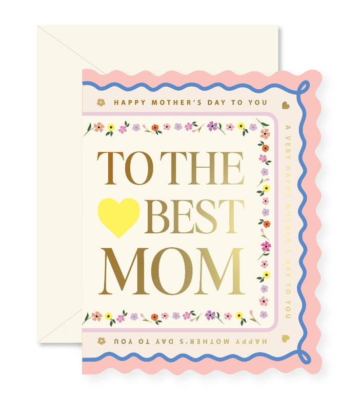 Ginger P. Designs Mother's Day Scallop Greeting Card