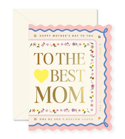 Ginger P. Designs Mother's Day Scallop Greeting Card