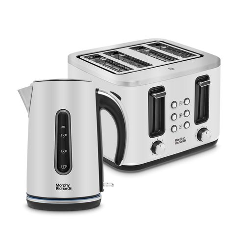Stainless Steel kettle and Toaster