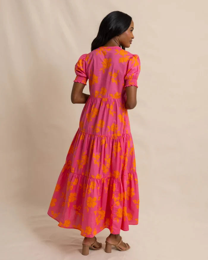 Nadine Tiered Cotton Lawn Maxi by Southern Tide