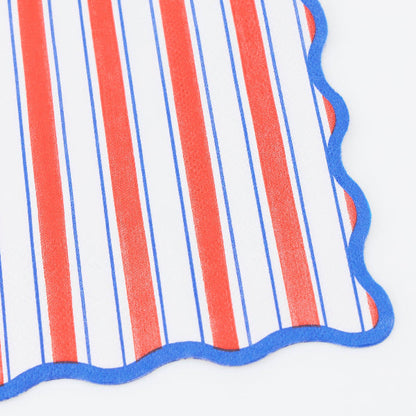Meri Meri Nautical Striped Large Napkins