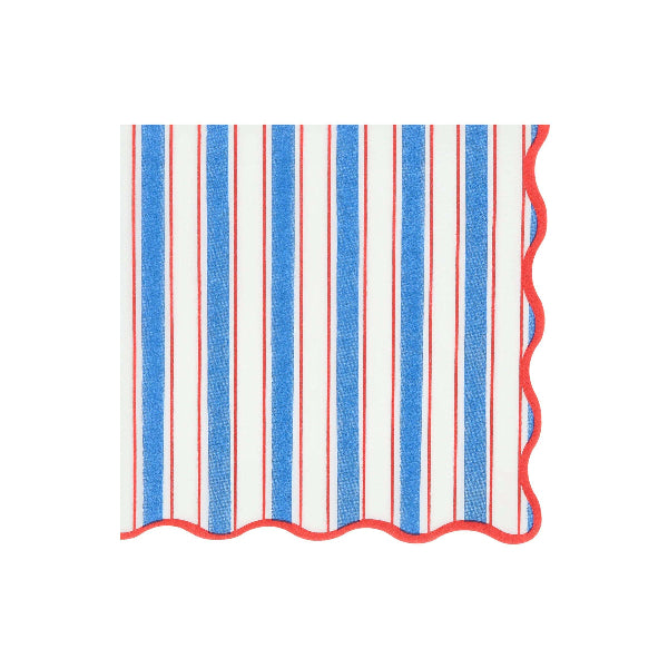 Meri Meri Nautical Striped Large Napkins