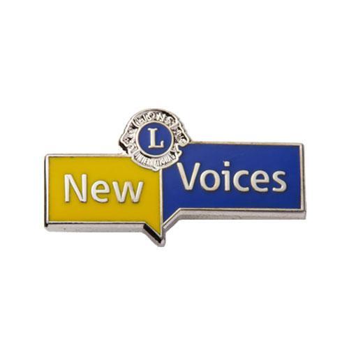 NEW VOICES LAPEL PIN