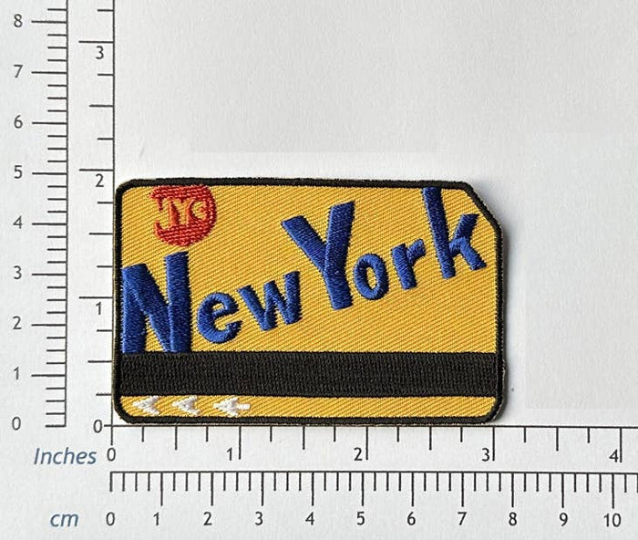 New York City Metrocard Iron On Patch
