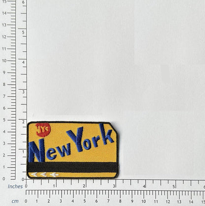 New York City Metrocard Iron On Patch