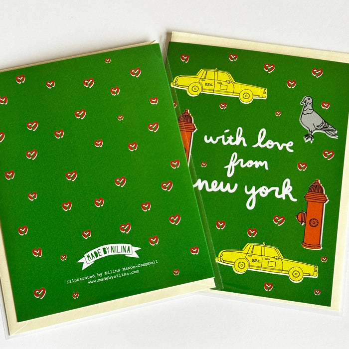 New York City Silhouettes Greeting Card