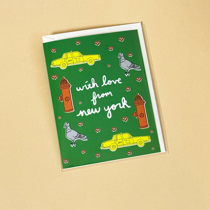 New York City Silhouettes Greeting Card