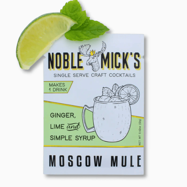 d'marie inc. Moscow Mule Noble Mick's Single Serve Drink Mixers (Choose Flavor)