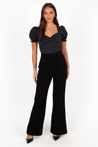 Petal and Pup USA TOPS Noel Top - Black Cream