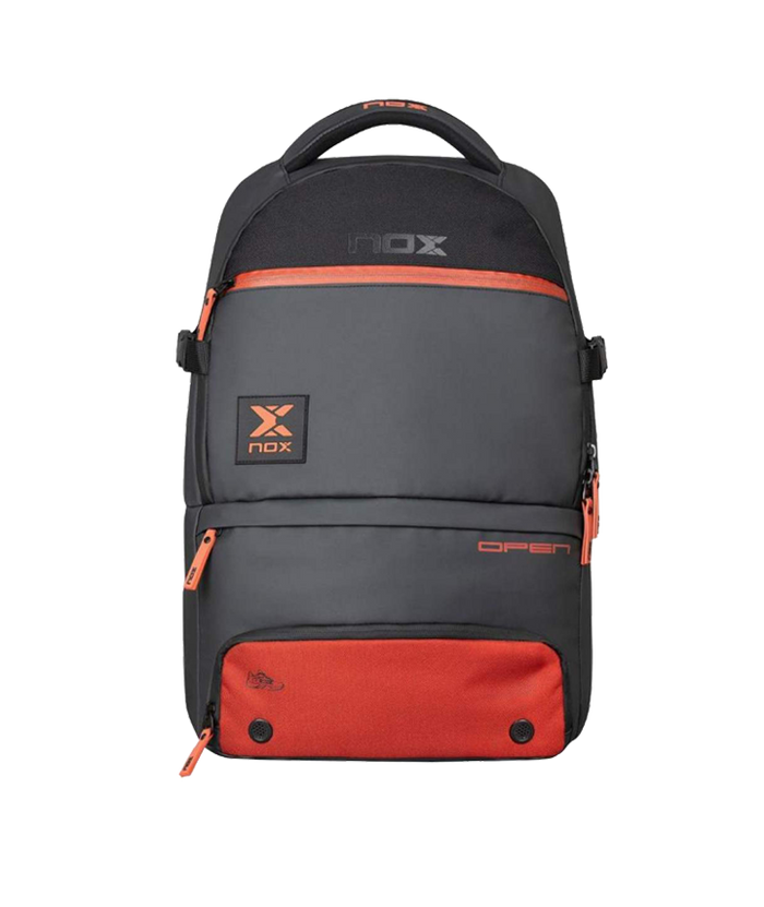 NOX LUXURY OPEN SERIES BACKPACK BLACK/RED