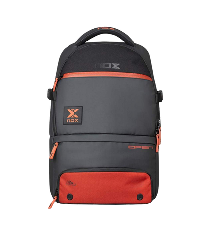 NOX LUXURY OPEN SERIES BACKPACK BLACK/RED
