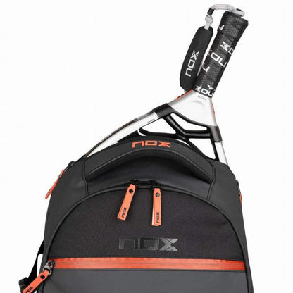 NOX LUXURY OPEN SERIES BACKPACK BLACK/RED