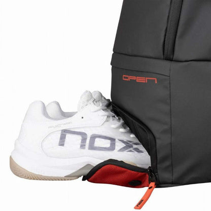 NOX LUXURY OPEN SERIES BACKPACK BLACK/RED