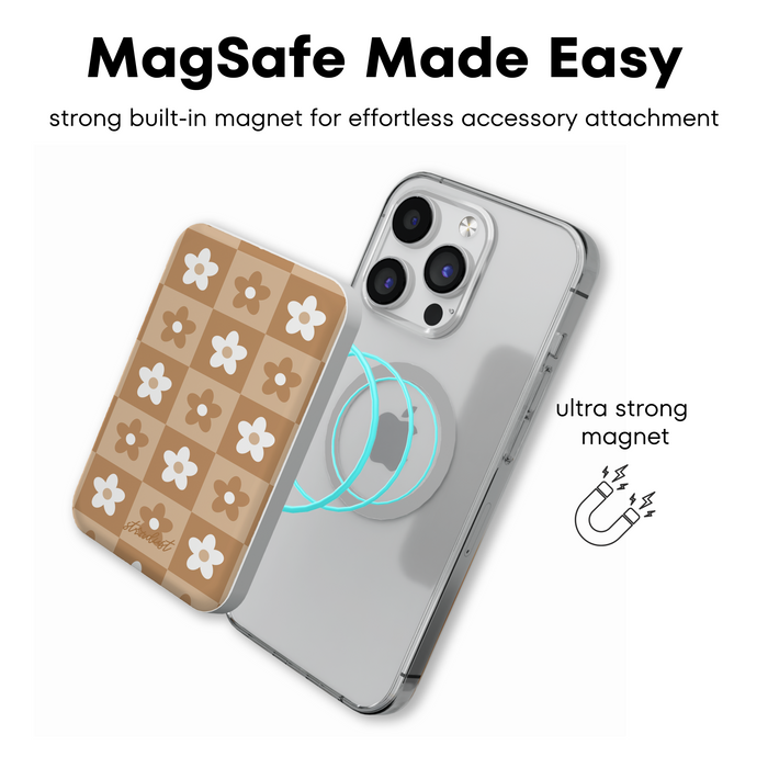 Nude Checkers MagSafe Power Bank