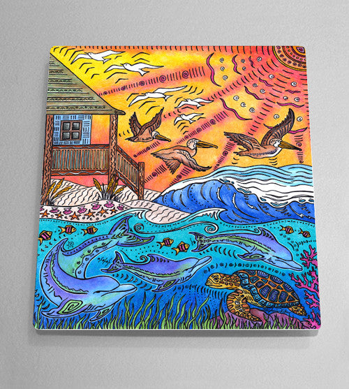 Oceanfront Aluminum Wall Art