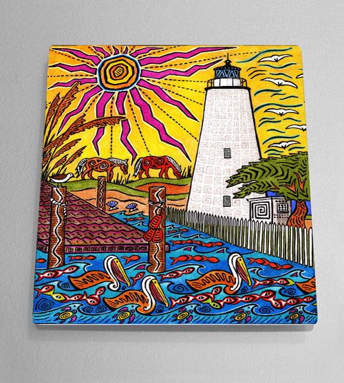 Ocracoke Island Aluminum Wall Art