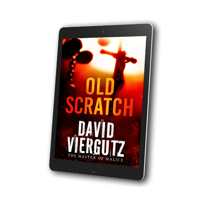 Old Scratch ebook cover — religious horror novel by David Viergutz