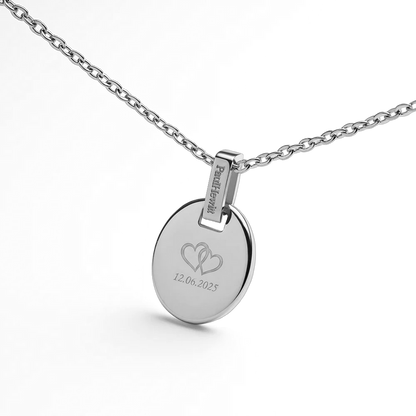 Oval Halskette Silber