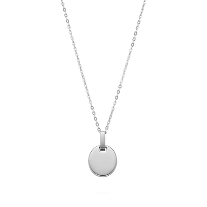 Oval Halskette Silber