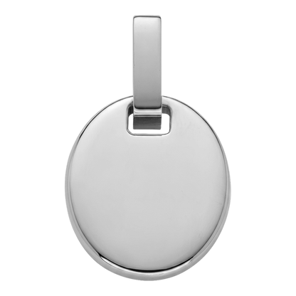 Oval Halskette Silber