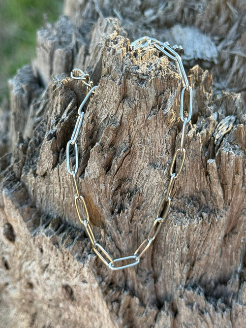 Paper Clip Chain Bracelet