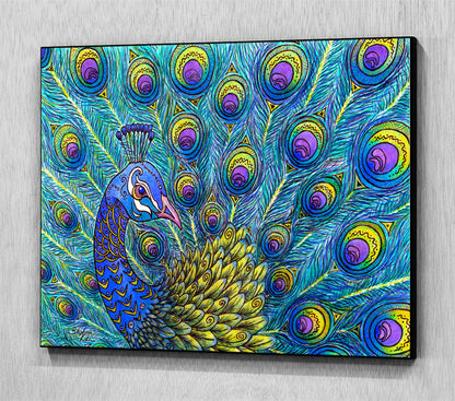 Peacock Wall Art Panel