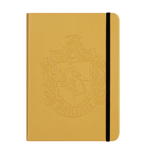 Personalised Hufflepuff Embossed Notebook