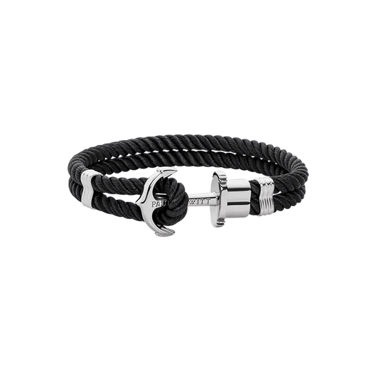 Phrep Armband Silber Schwarz