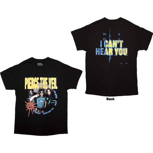 Pierce The Veil - I Can't Hear You Black Unisex T-Shirt