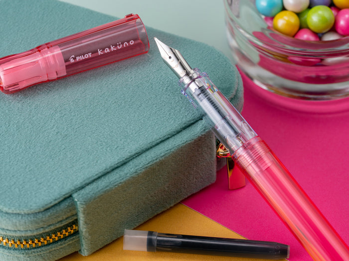 Pilot Kakuno Fountain Pen - Coral