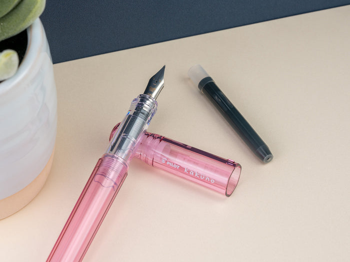 Pilot Kakuno Fountain Pen - Pink