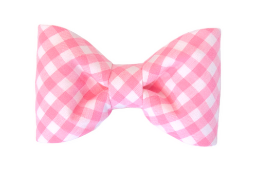 Pink Picnic Plaid Bow Tie - Crew LaLa