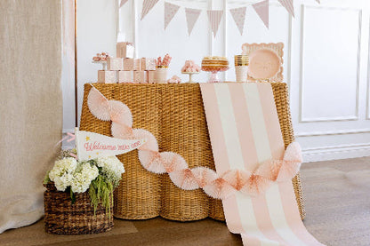 My Mind’s Eye BAB1120 - Pink Striped Table Runner