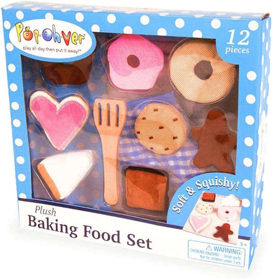 PopOhVer Plush Baking Food Donuts / Pastries Set