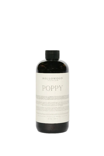 HOLLOWOOD FRAGRANCE 4 OZ SAMPLE POPPY | LUXURY LIQUID LAUNDRY SOAP