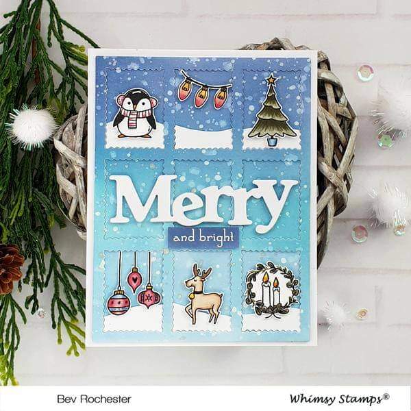 Postage Window A2 Die - Whimsy Stamps
