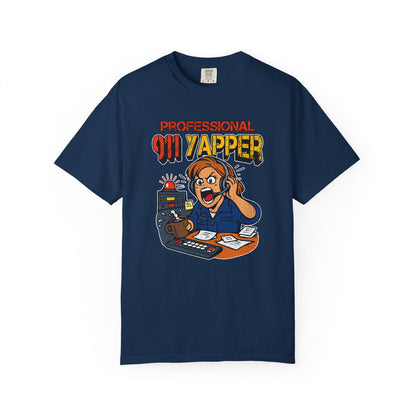 "Professional 911 Yapper" Retro Dispatcher Graphic Tee