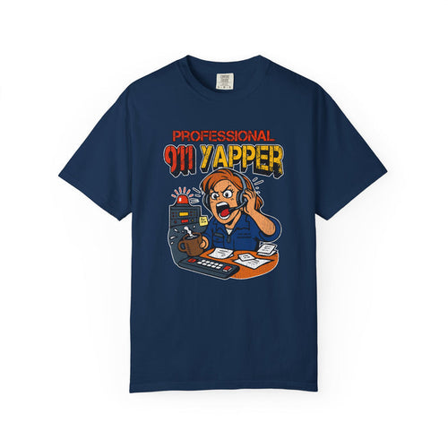"Professional 911 Yapper" Retro Dispatcher Graphic Tee