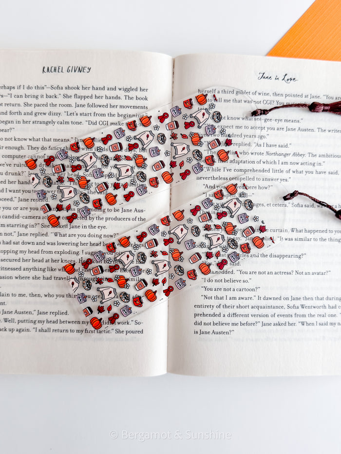 Pumpkin Spice Essentials Bookmark
