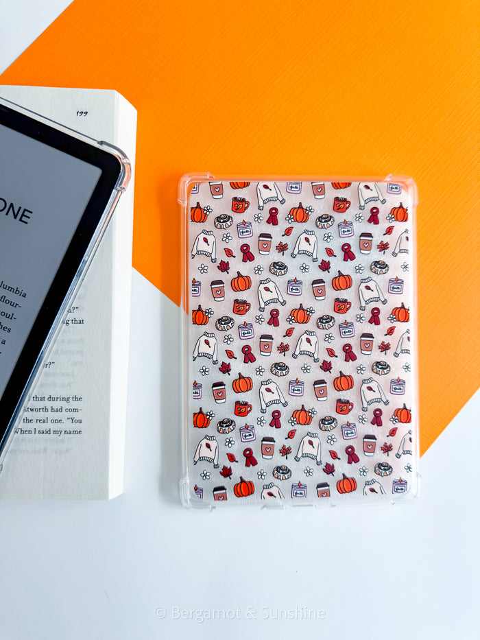 Pumpkin Spice Essentials E Reader Case