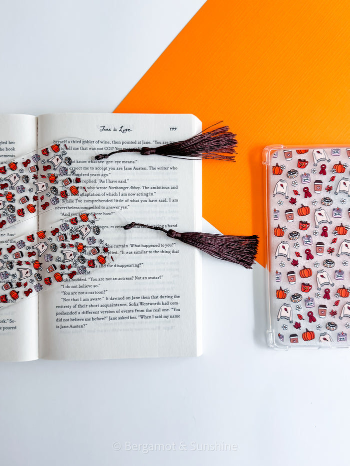 Pumpkin Spice Essentials E Reader Case