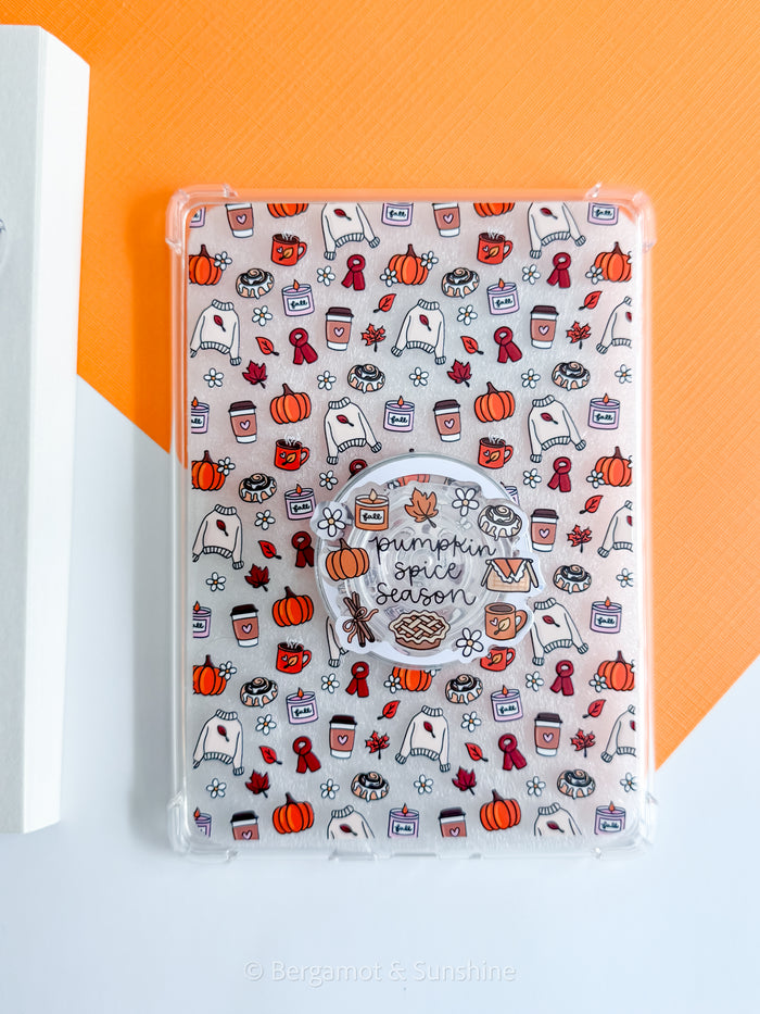 Pumpkin Spice Essentials E Reader Case