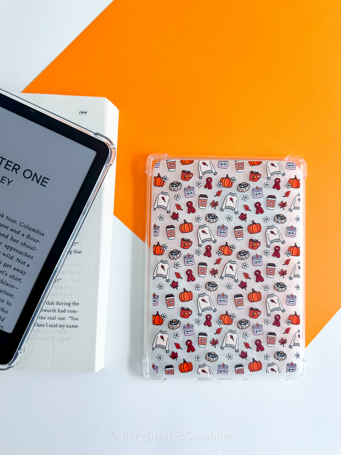 Pumpkin Spice Essentials E Reader Case