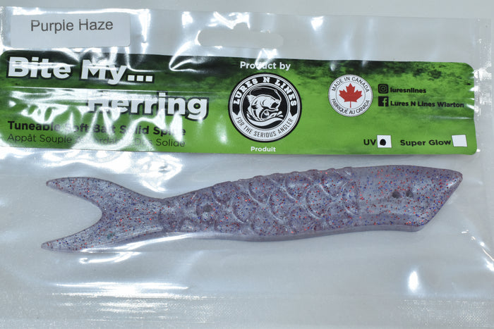 bite my herring artificial salmon trout cut bait