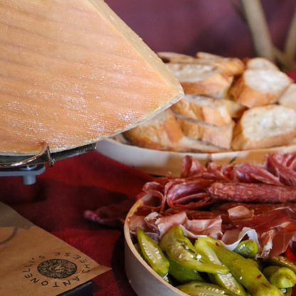 Upclose picture of raclette kit