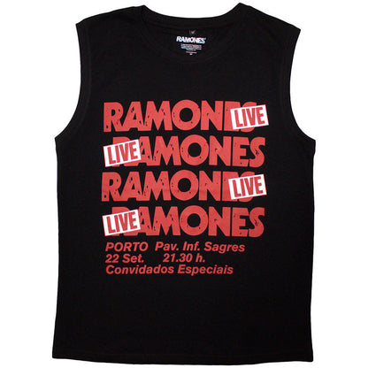 Ramones - Concert Black Unisex Tank Top