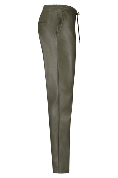 Red Button SRB4730 Tessy Faux Leather Trousers - Khaki - Dotique - Red Button