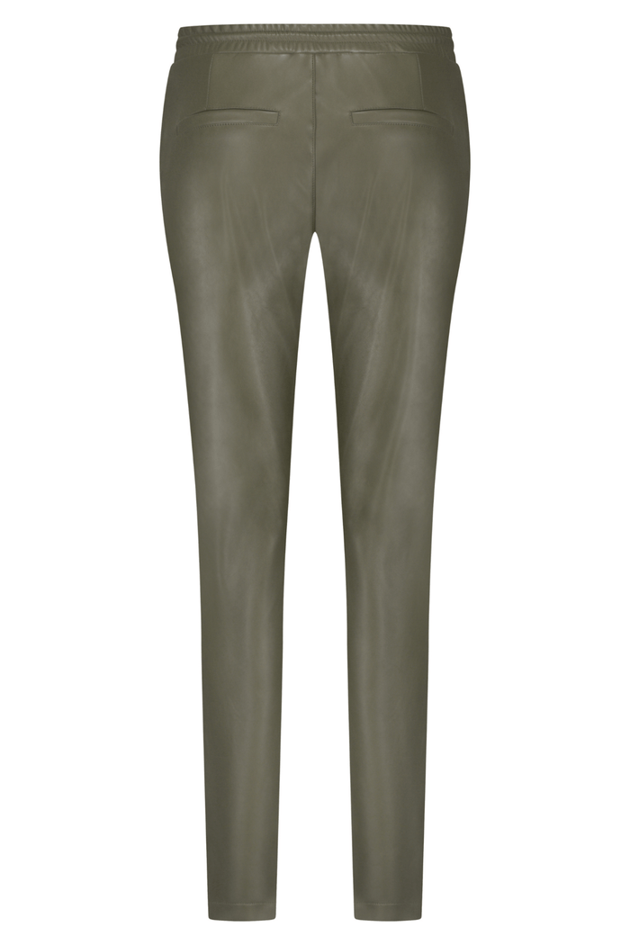 Red Button SRB4730 Tessy Faux Leather Trousers - Khaki - Dotique - Red Button